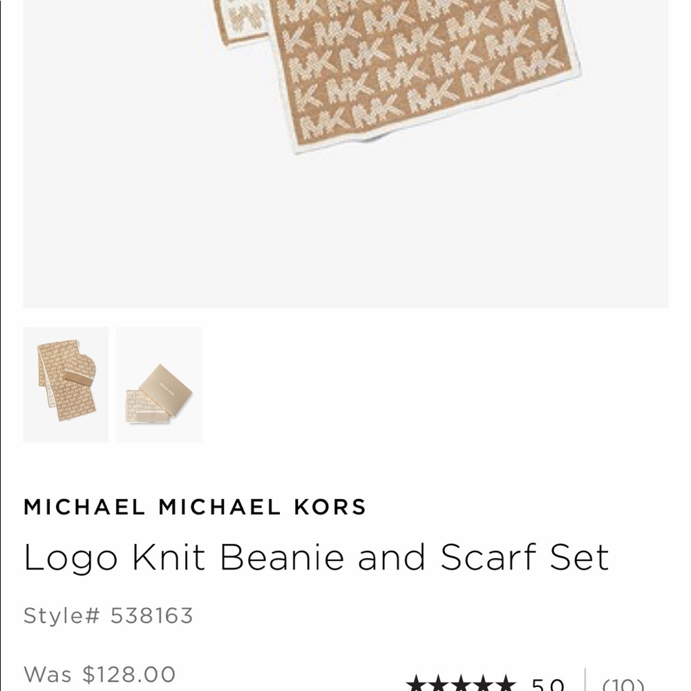 Michael Kor’s hat and scarf set - Picture 4 of 4